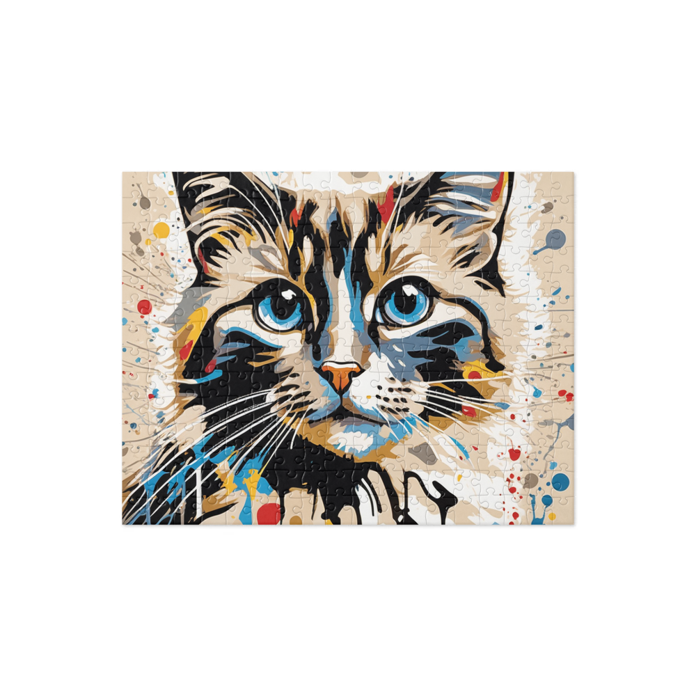 PugMug Custom Tabby Ragdoll Cat Jigsaw Puzzle