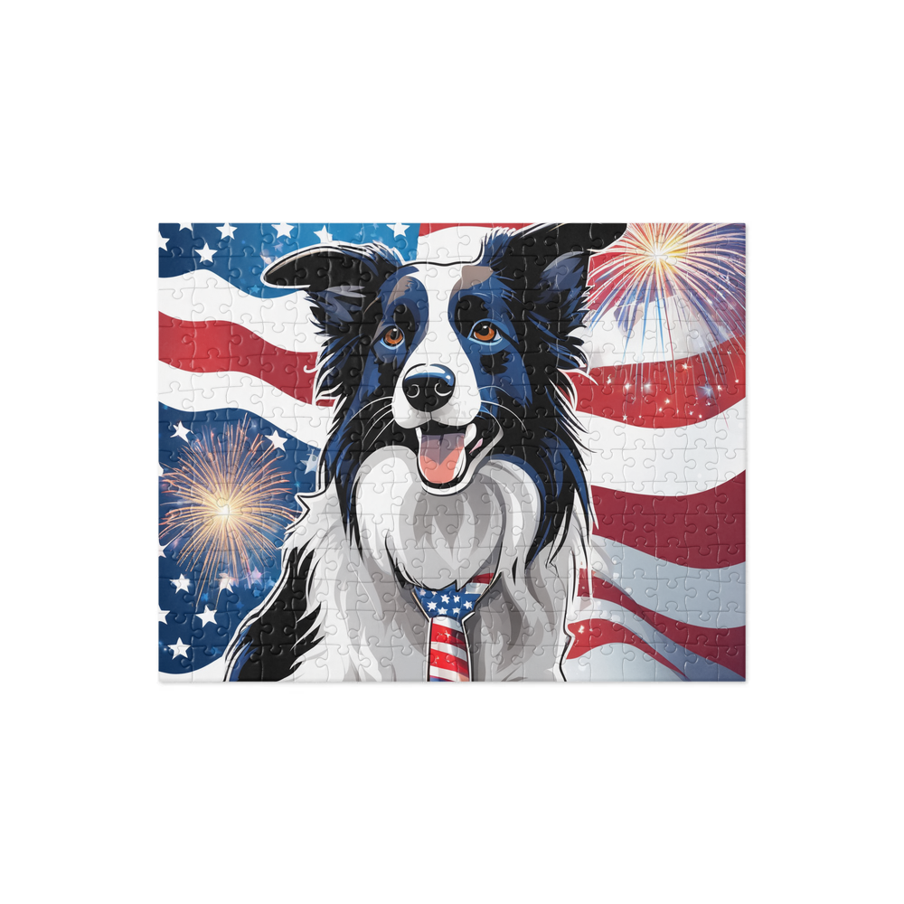 PugMug Custom Border Collie Jigsaw Puzzle