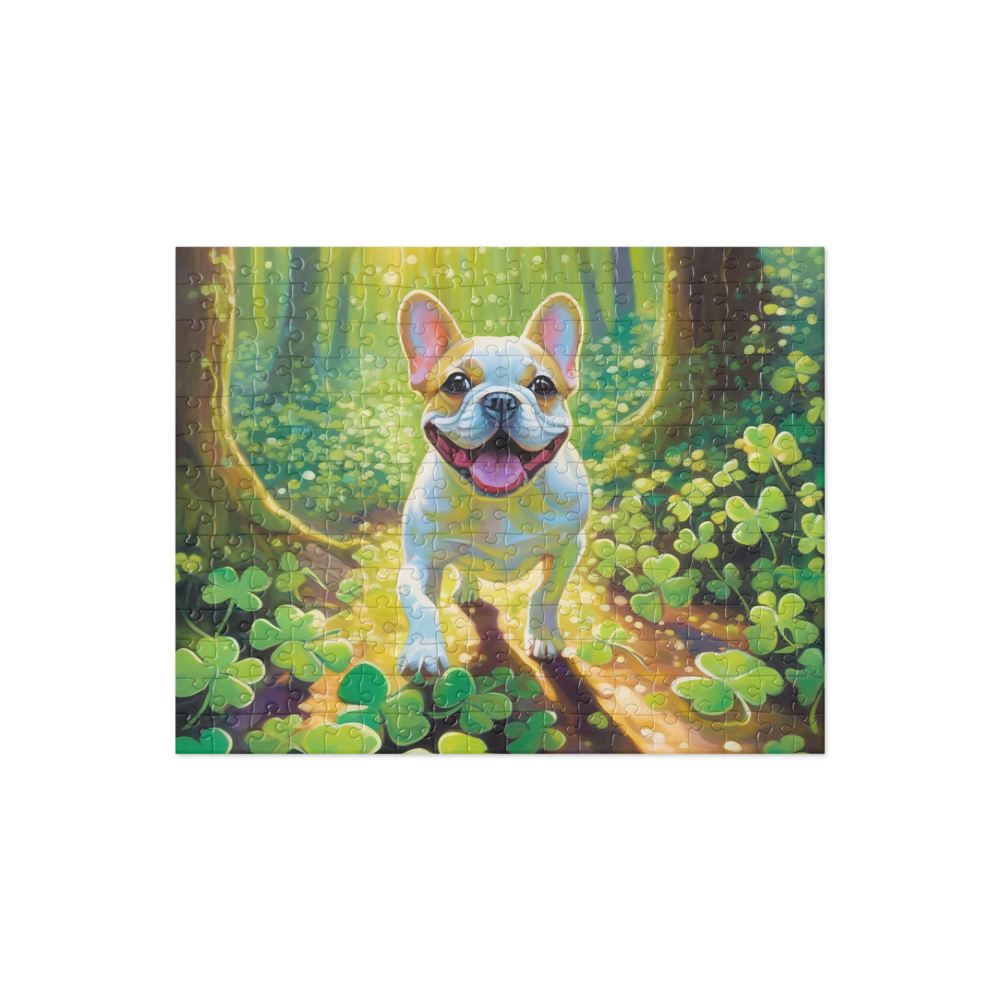 PugMug Custom Tan French Bulldog Jigsaw Puzzle