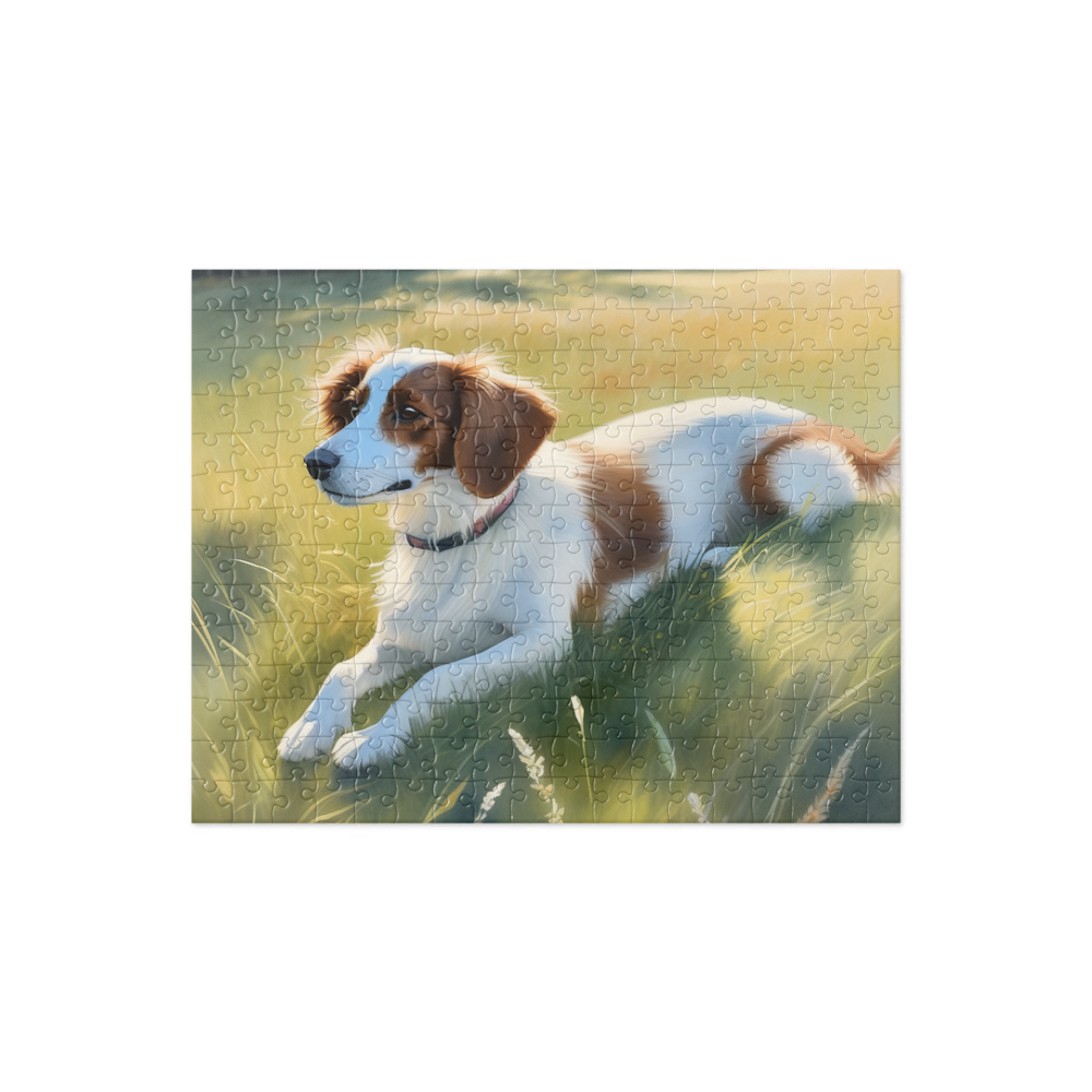 PugMug Custom Brittany Dog Jigsaw Puzzle