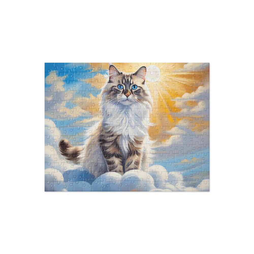 PugMug Custom Tabby Ragdoll Cat Jigsaw Puzzle