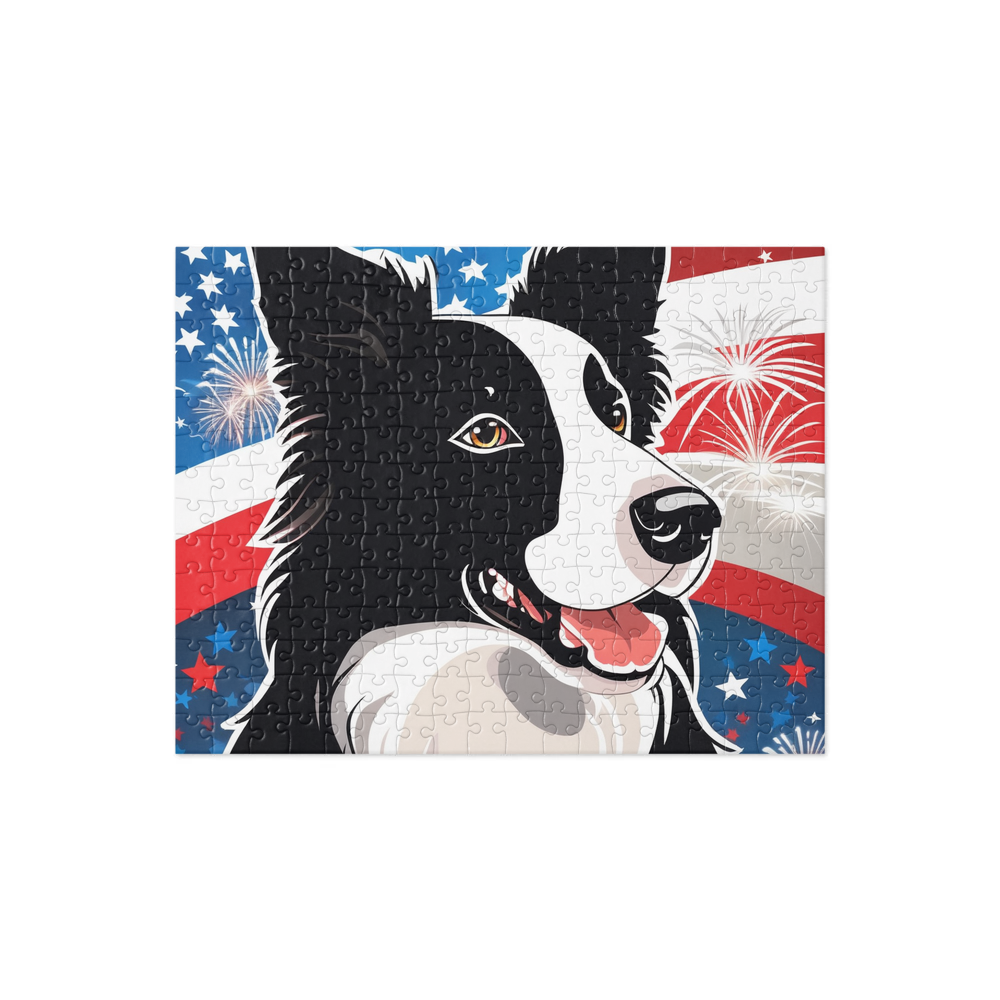 PugMug Custom Border Collie Jigsaw Puzzle
