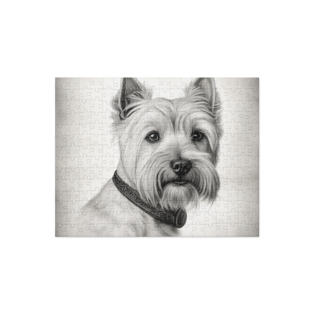 PugMug Custom West Highland White Terrier Jigsaw Puzzle