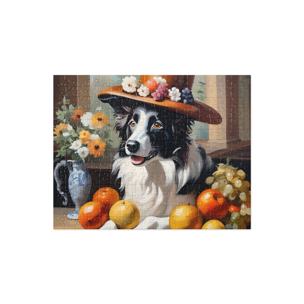 PugMug Custom Border Collie Jigsaw Puzzle
