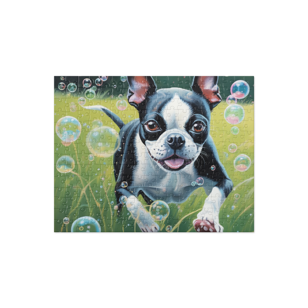 PugMug Custom Boston Terrier Jigsaw Puzzle