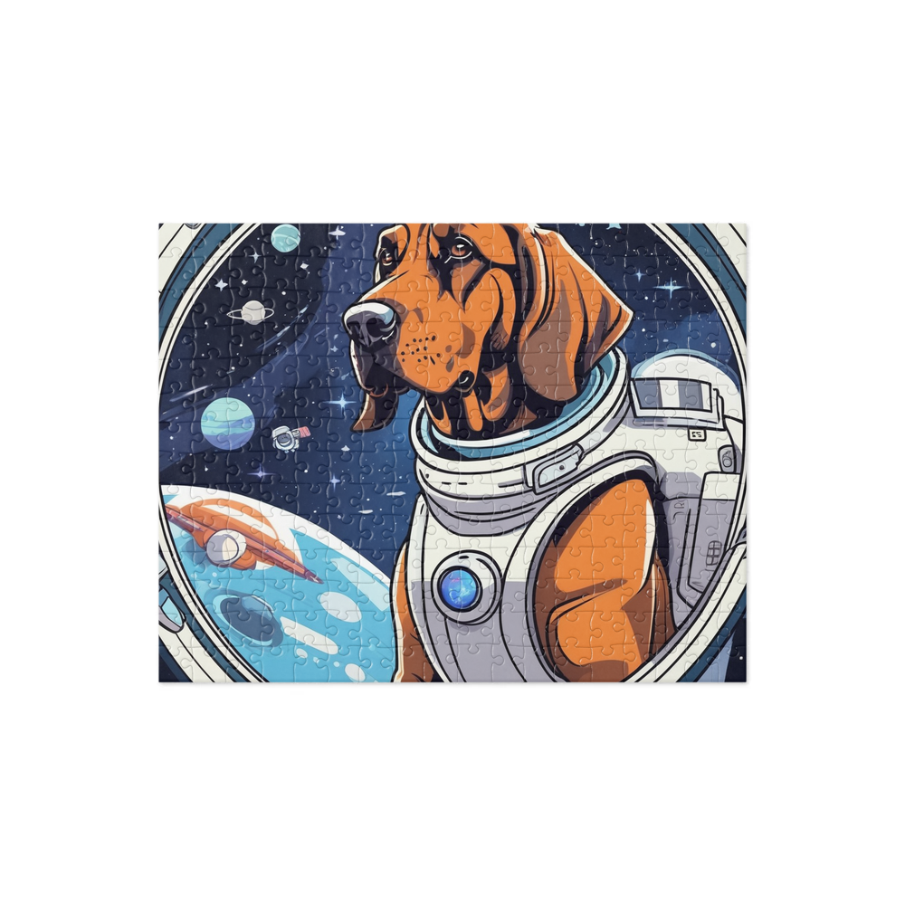 PugMug Custom Bloodhound Jigsaw Puzzle