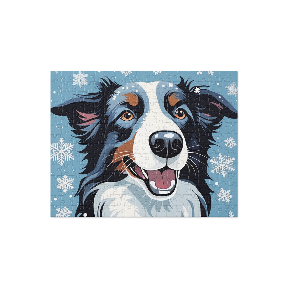 PugMug Custom Border Collie Jigsaw Puzzle