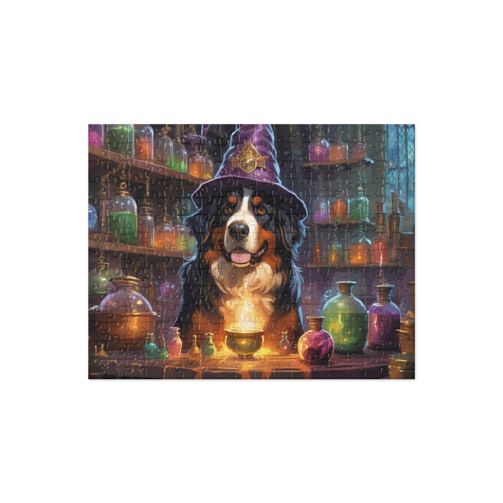 PugMug Custom Bernese Mountain Dog Jigsaw Puzzle