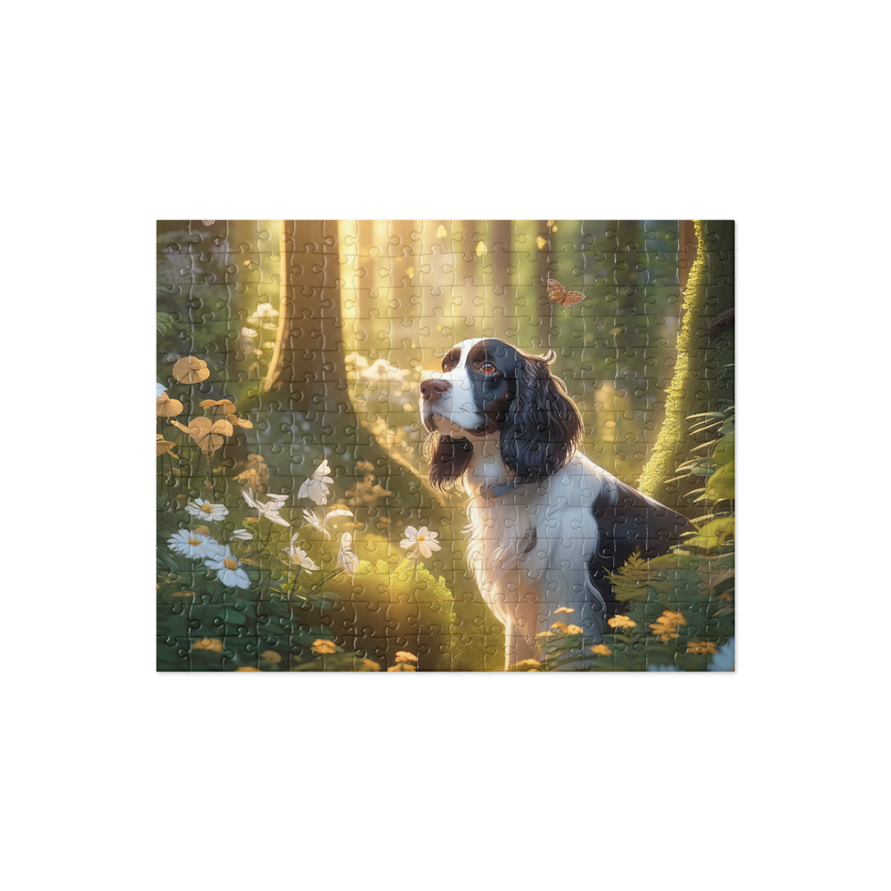 PugMug Custom English Springer Spaniel Jigsaw Puzzle