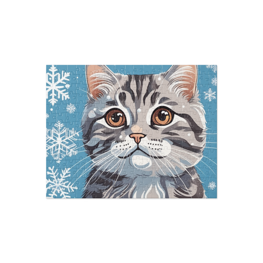 PugMug Custom Tabby Scottish Fold Cat Jigsaw Puzzle