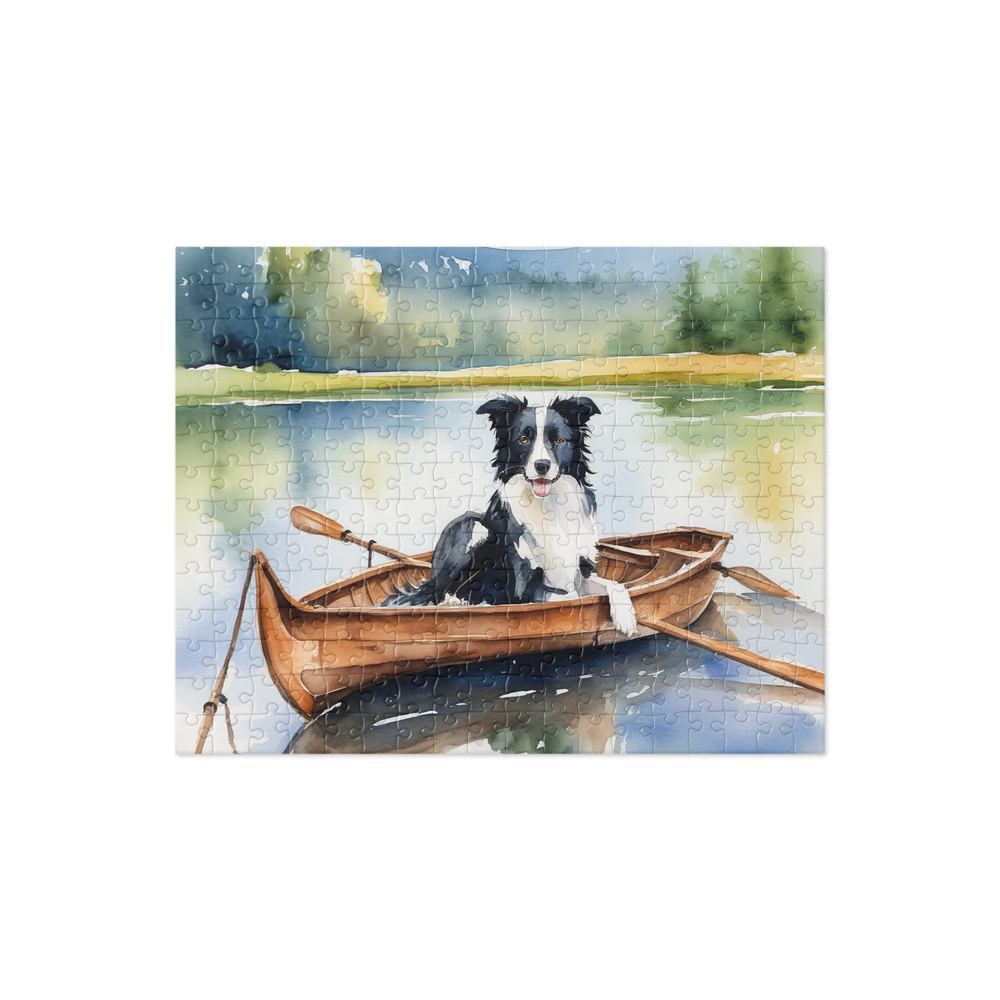 PugMug Custom Border Collie Jigsaw Puzzle