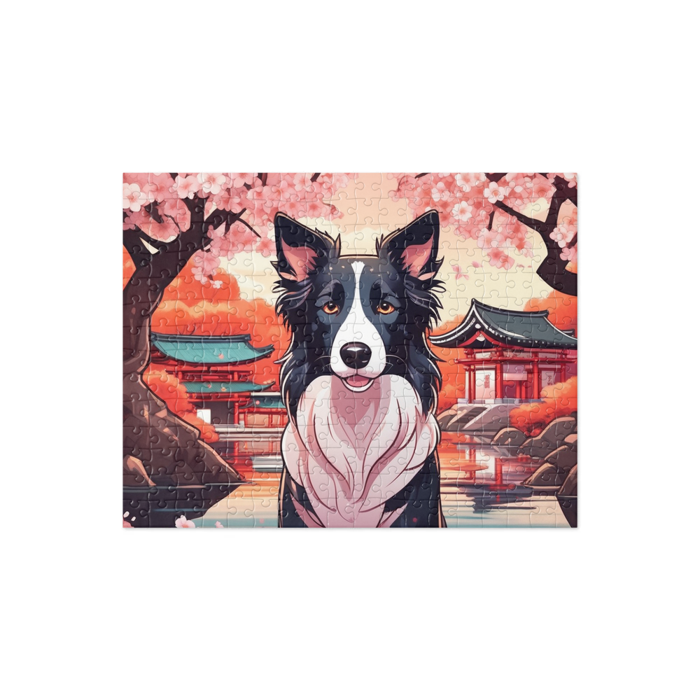 PugMug Custom Border Collie Jigsaw Puzzle