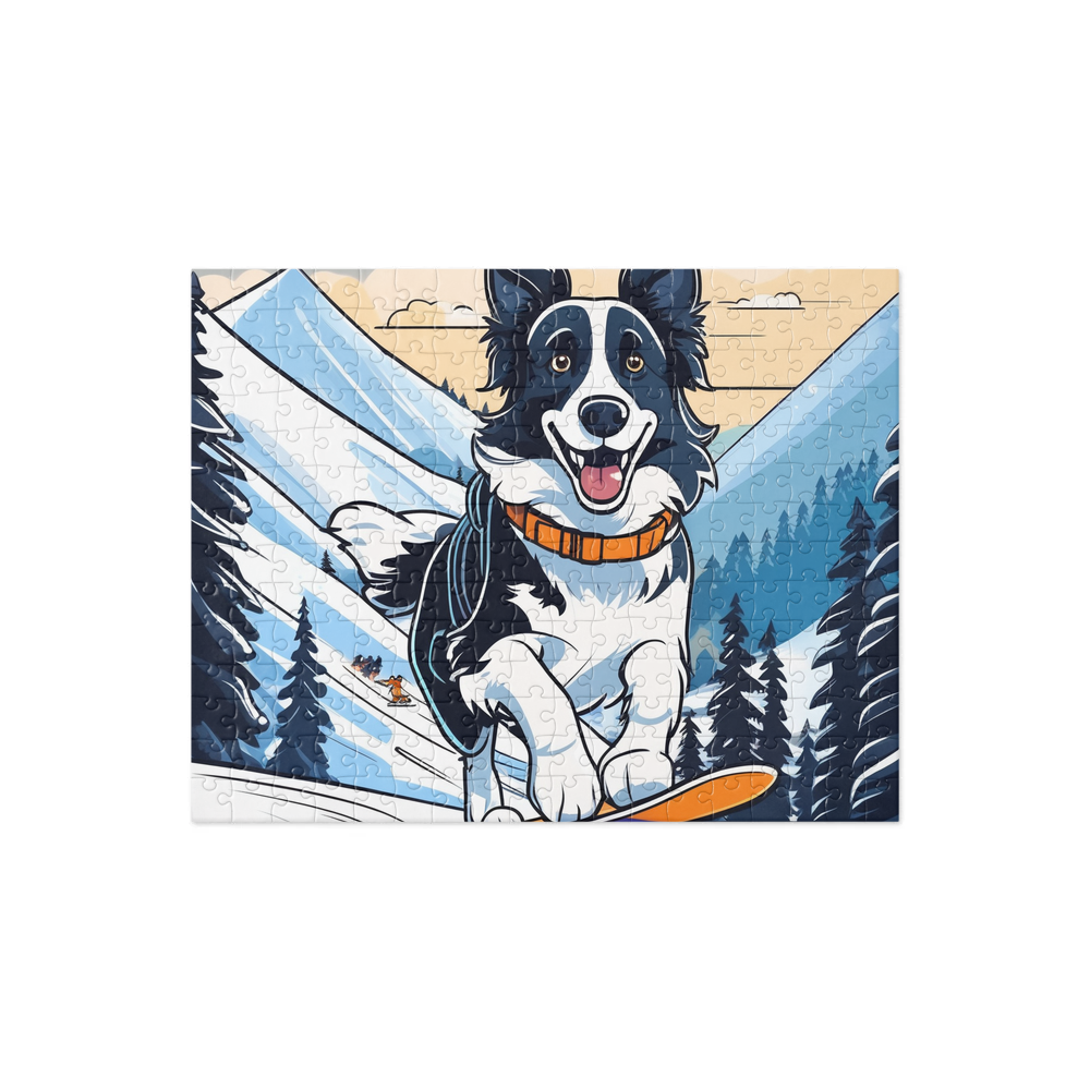 PugMug Custom Border Collie Jigsaw Puzzle