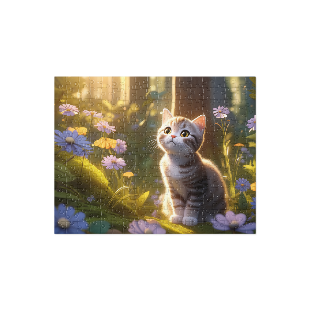 PugMug Custom Tabby Scottish Fold Cat Jigsaw Puzzle
