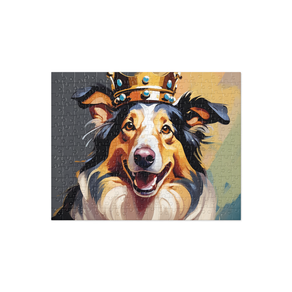 PugMug Custom Collie Jigsaw Puzzle