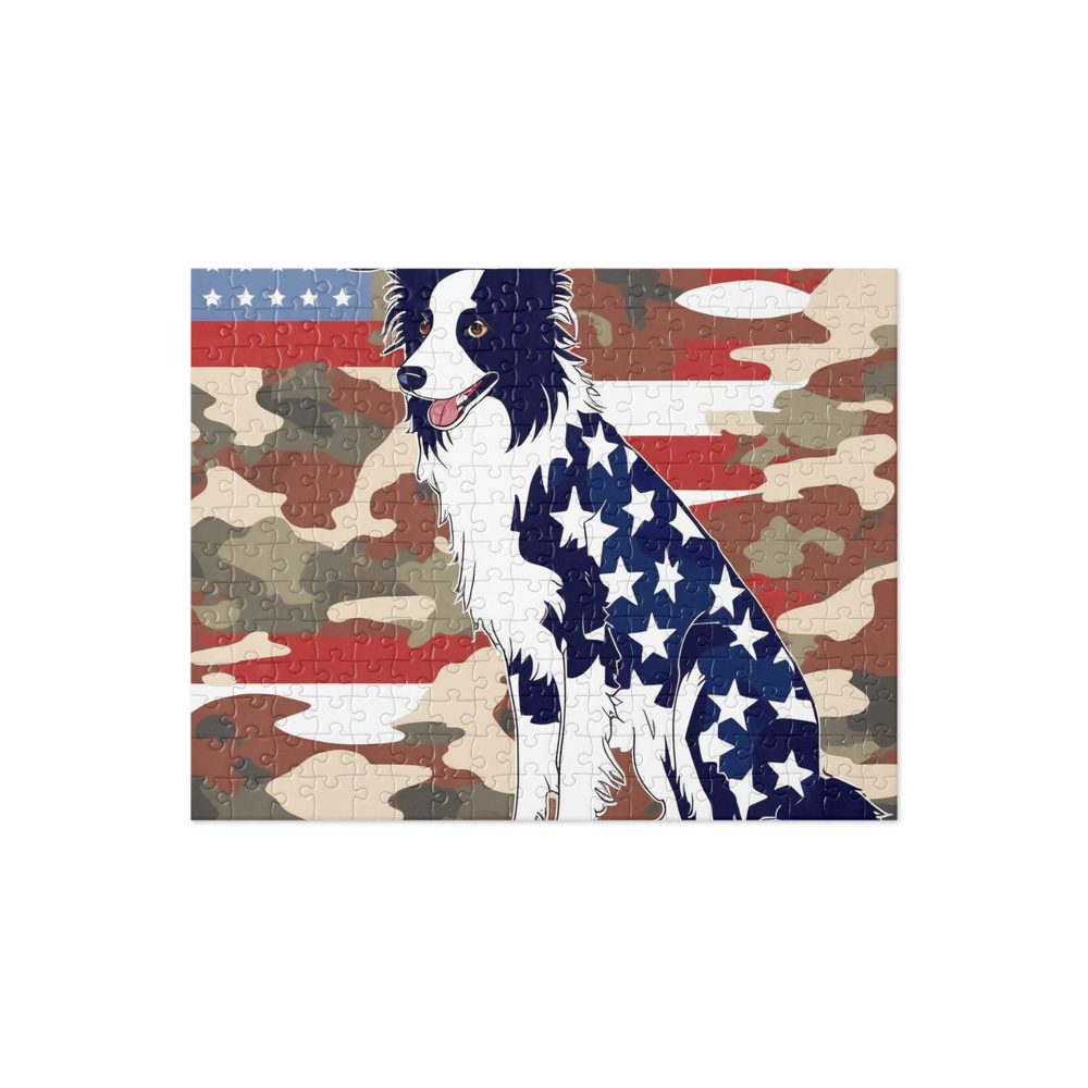PugMug Custom Border Collie Jigsaw Puzzle