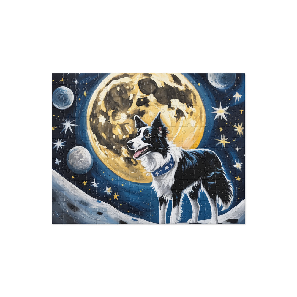 PugMug Custom Border Collie Jigsaw Puzzle