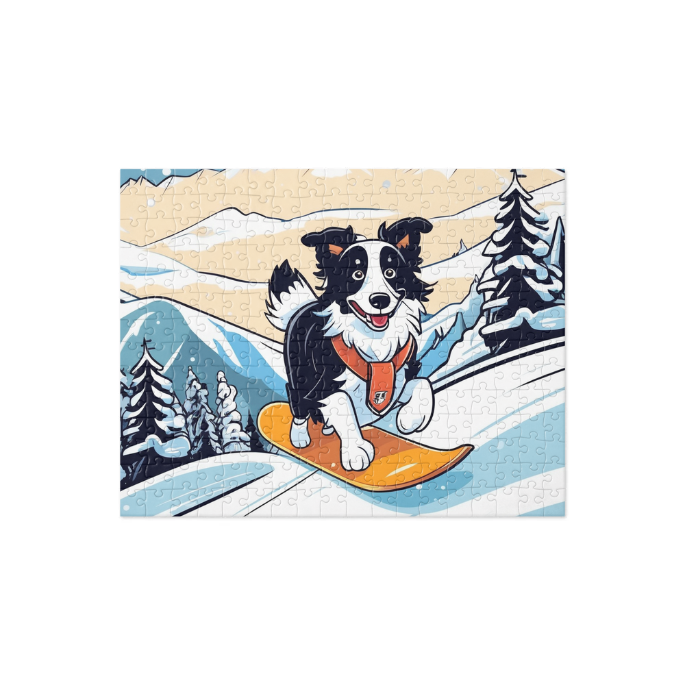PugMug Custom Border Collie Jigsaw Puzzle