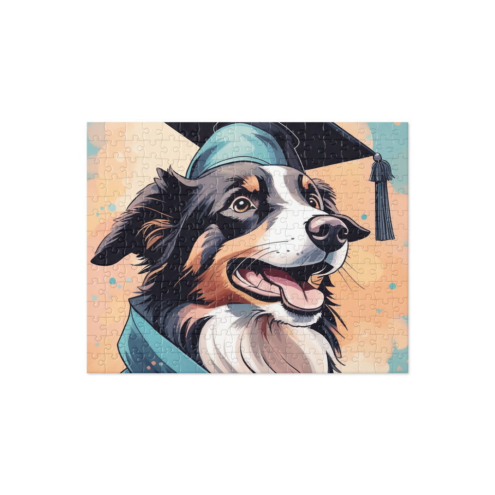 PugMug Custom Border Collie Jigsaw Puzzle