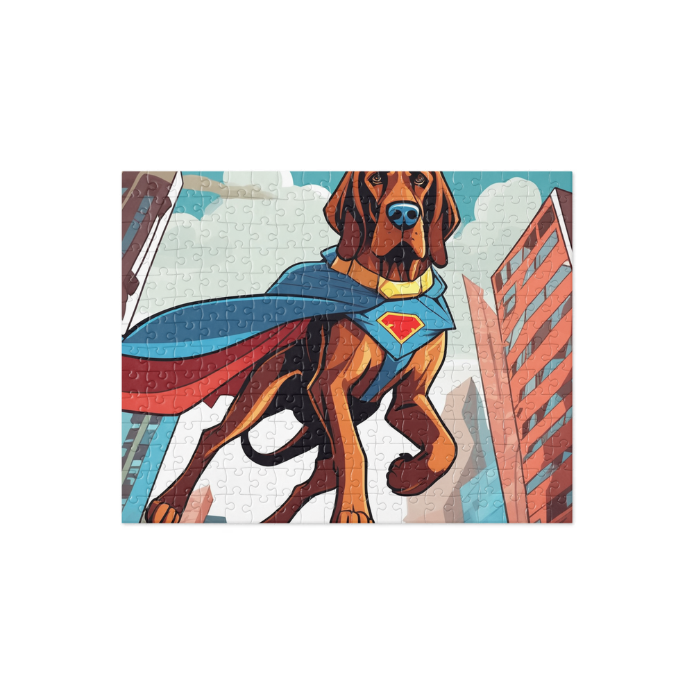 PugMug Custom Bloodhound Jigsaw Puzzle