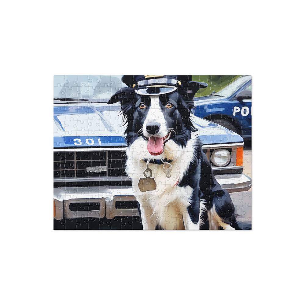 PugMug Custom Border Collie Jigsaw Puzzle