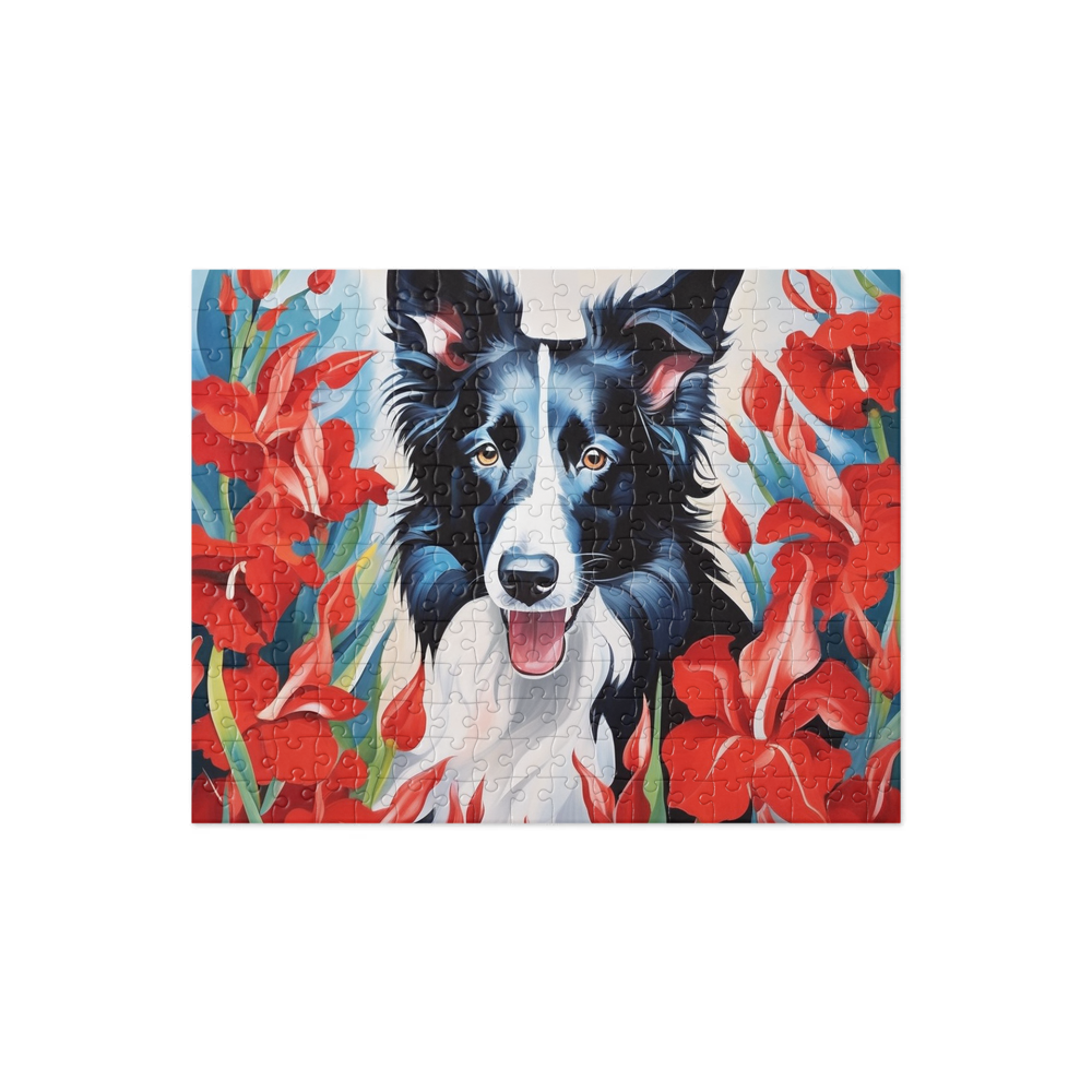 PugMug Custom Border Collie Jigsaw Puzzle