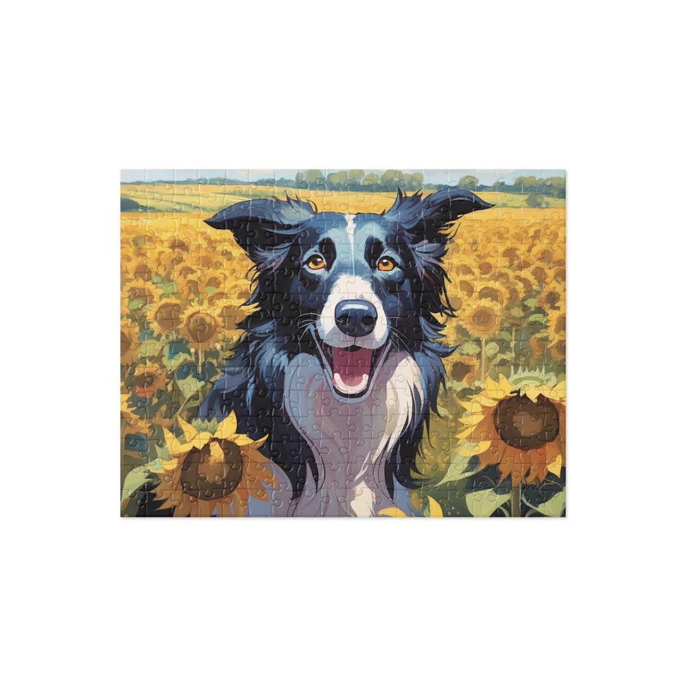 PugMug Custom Border Collie Jigsaw Puzzle
