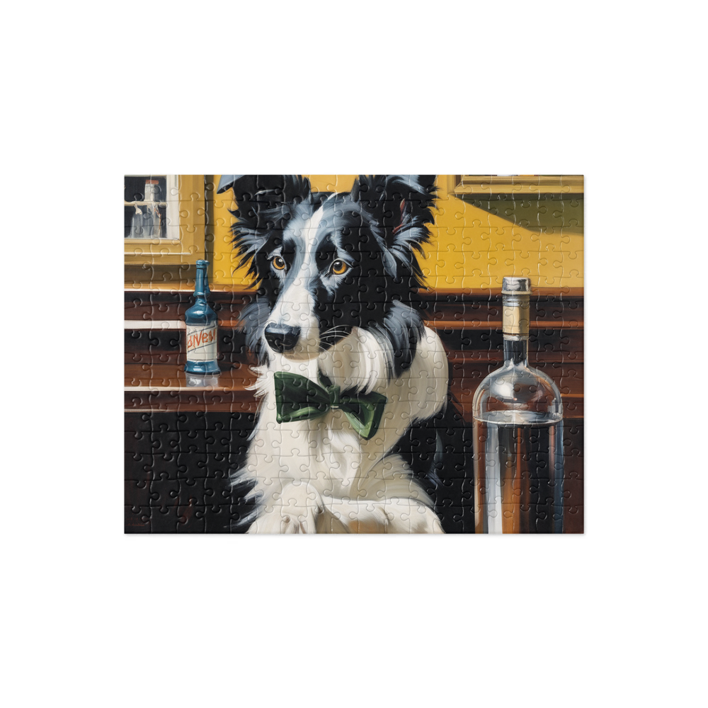 PugMug Custom Border Collie Jigsaw Puzzle