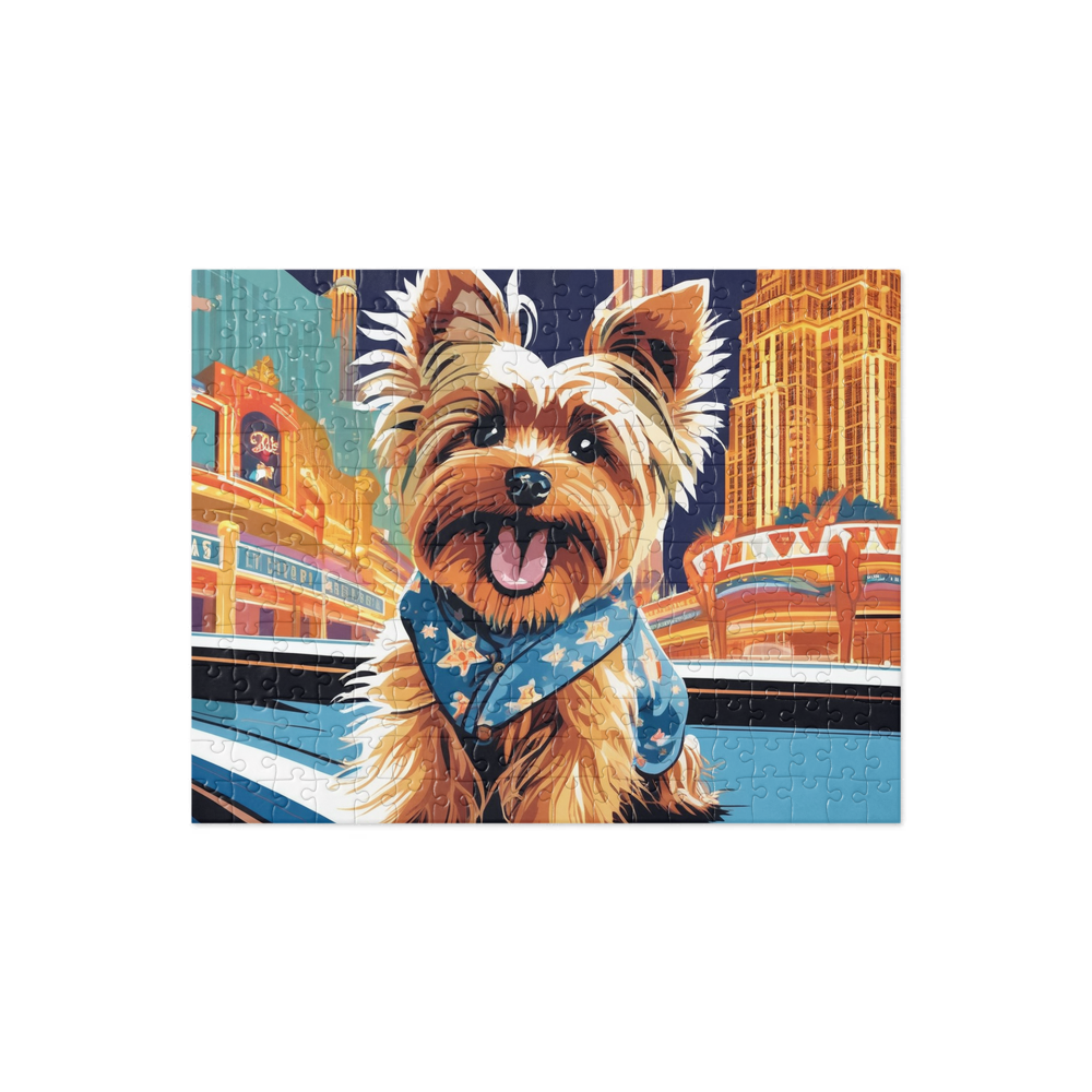PugMug Custom Yorkshire Terrier Jigsaw Puzzle