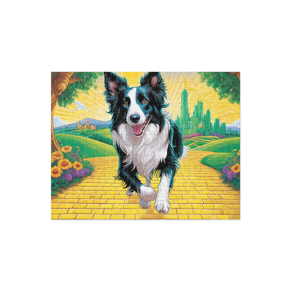 PugMug Custom Border Collie Jigsaw Puzzle
