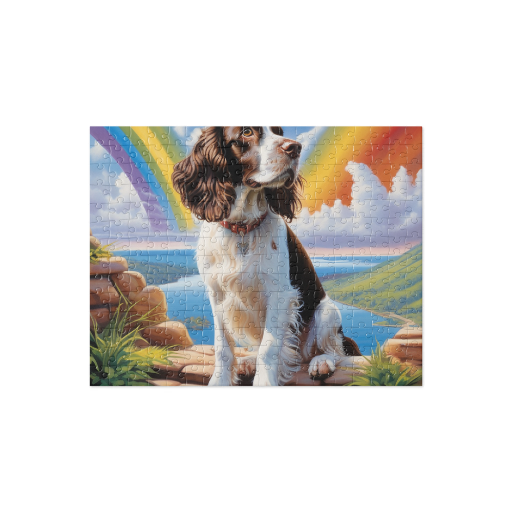 PugMug Custom English Springer Spaniel Jigsaw Puzzle