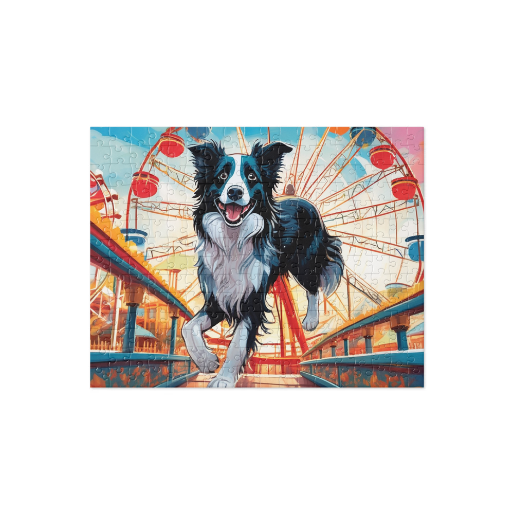 PugMug Custom Border Collie Jigsaw Puzzle