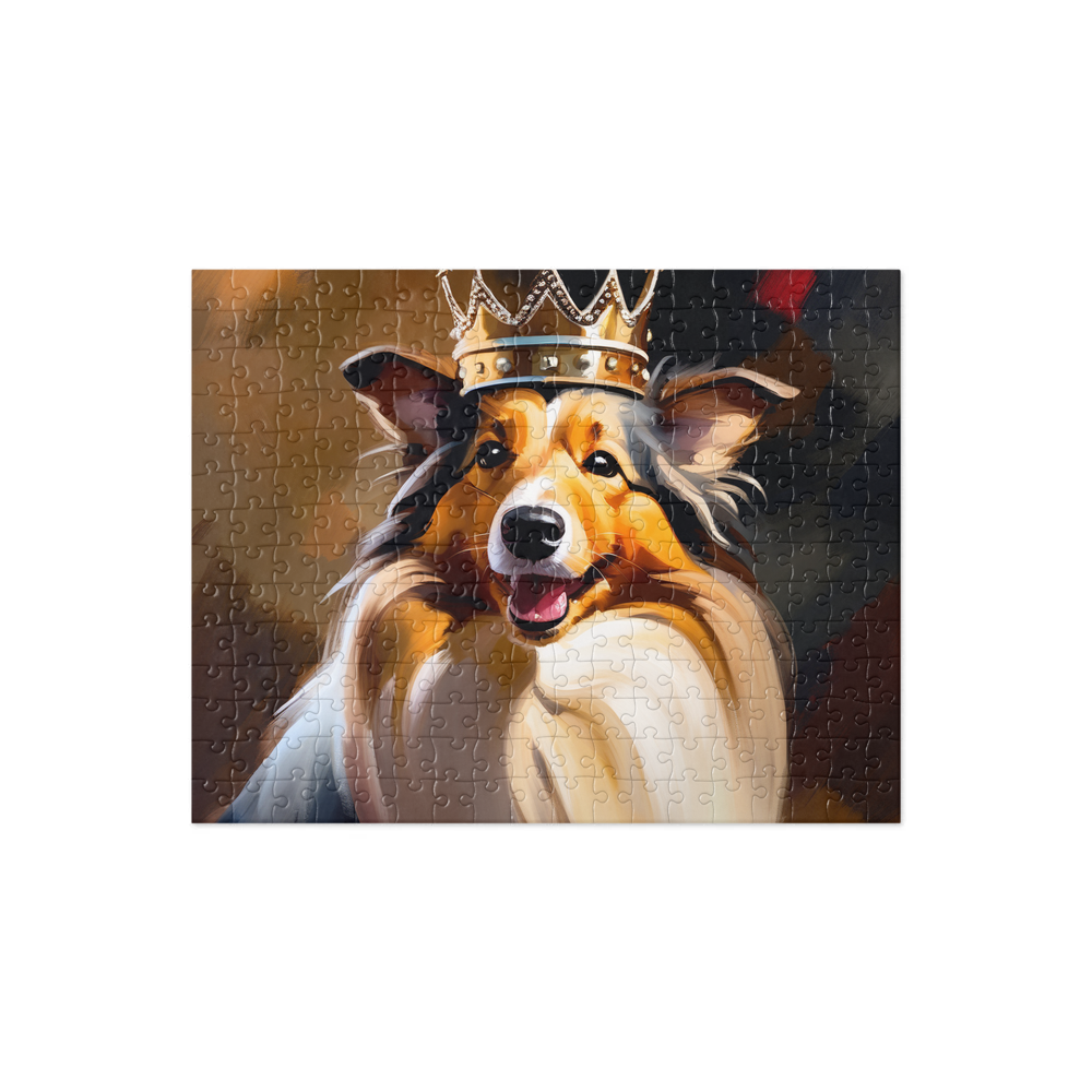 PugMug Custom Shetland Sheepdog Jigsaw Puzzle