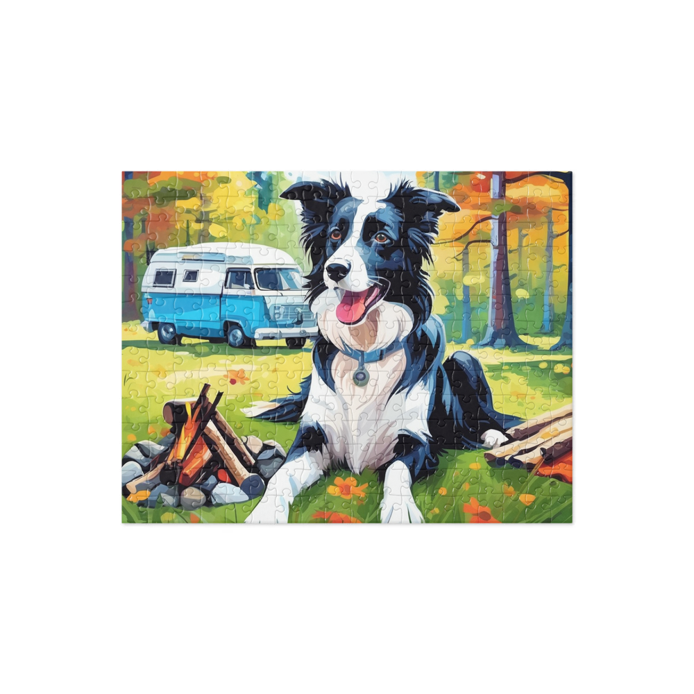 PugMug Custom Border Collie Jigsaw Puzzle