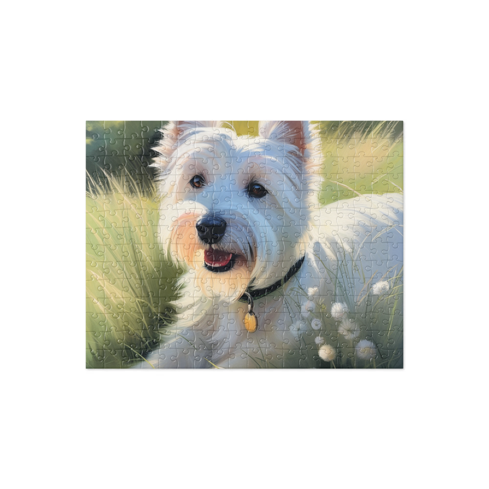 PugMug Custom West Highland White Terrier Jigsaw Puzzle