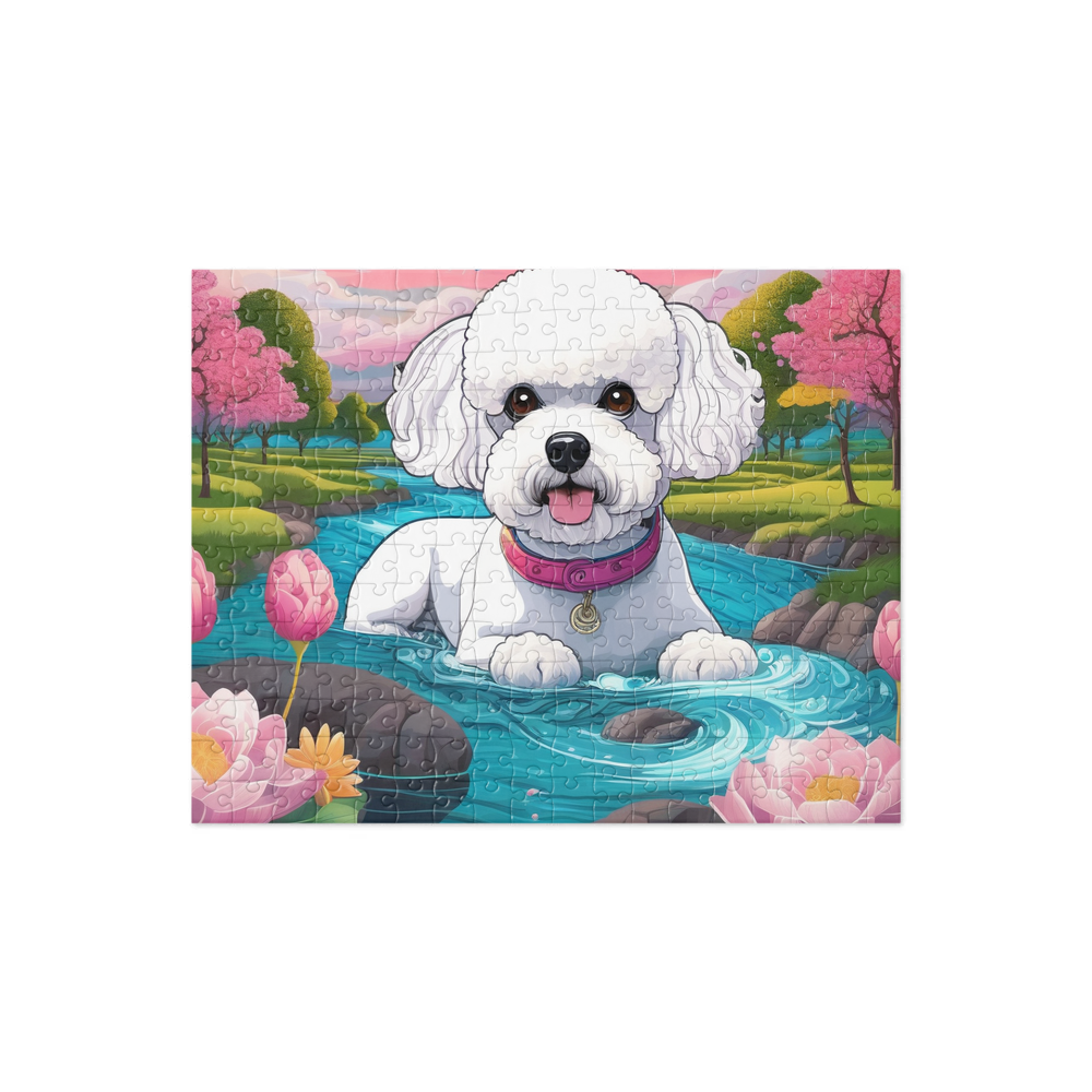 PugMug Custom Bichons Frise Jigsaw Puzzle