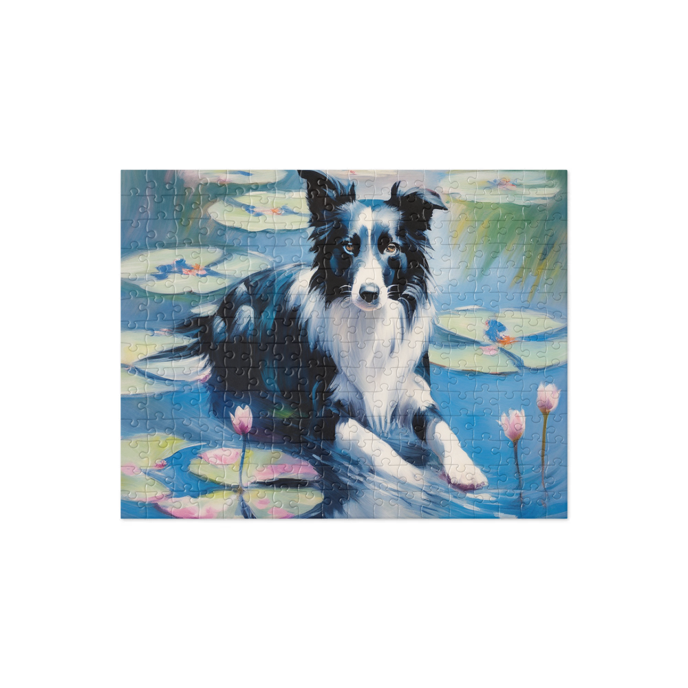 PugMug Custom Border Collie Jigsaw Puzzle