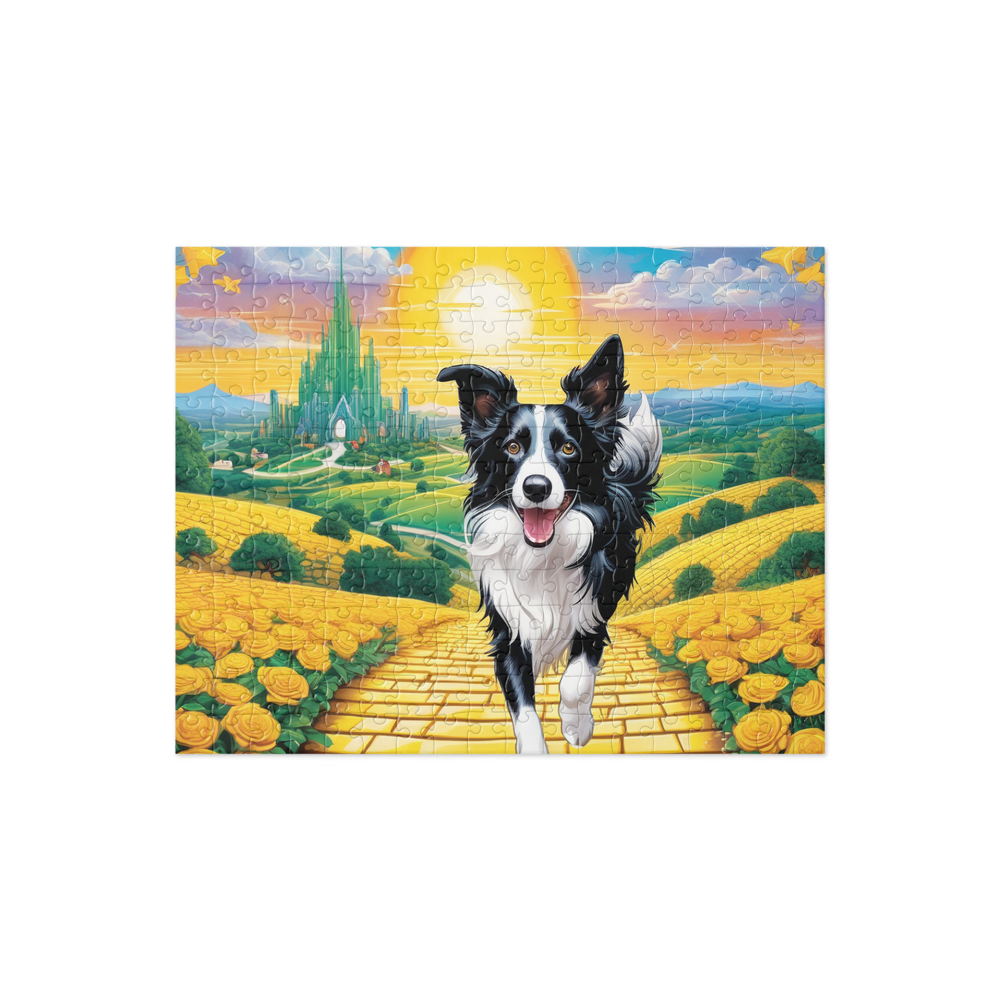 PugMug Custom Border Collie Jigsaw Puzzle