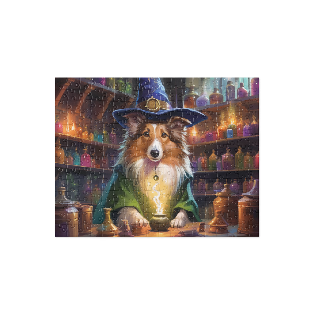 PugMug Custom Shetland Sheepdog Jigsaw Puzzle