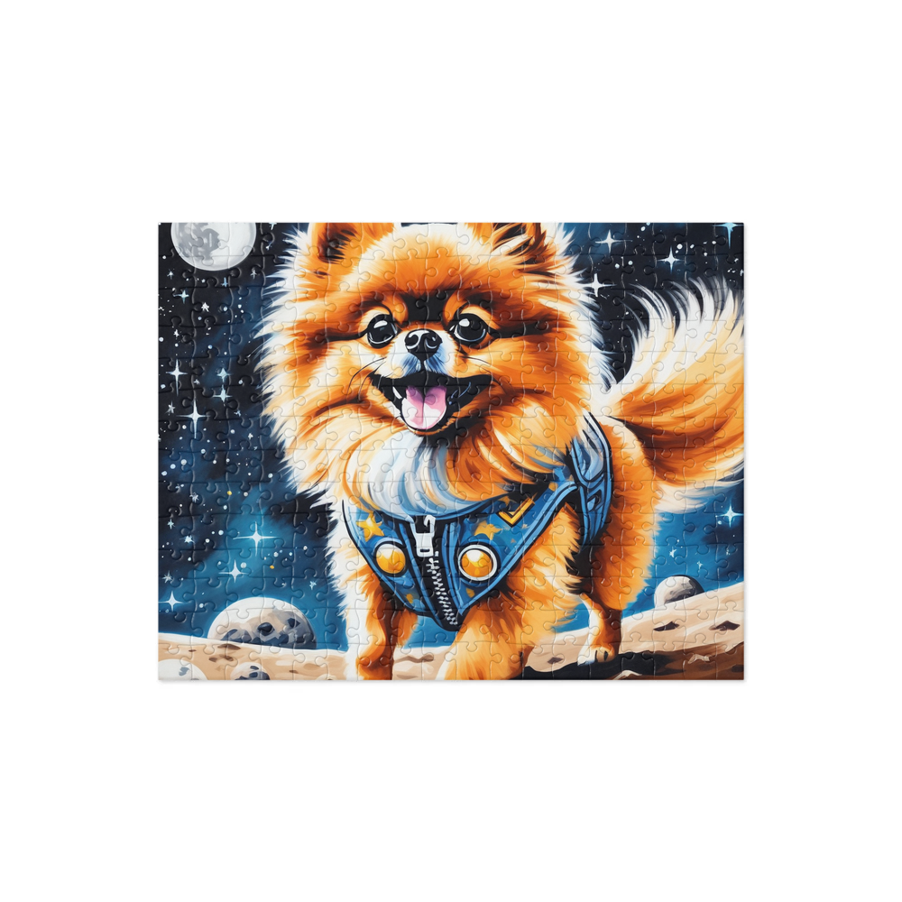 PugMug Custom Tan Pomeranian Jigsaw Puzzle