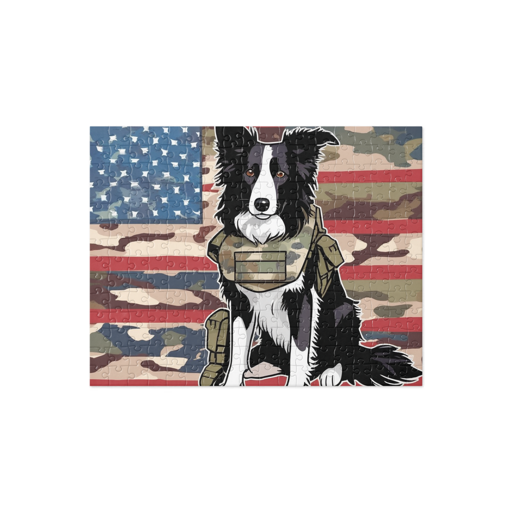 PugMug Custom Border Collie Jigsaw Puzzle