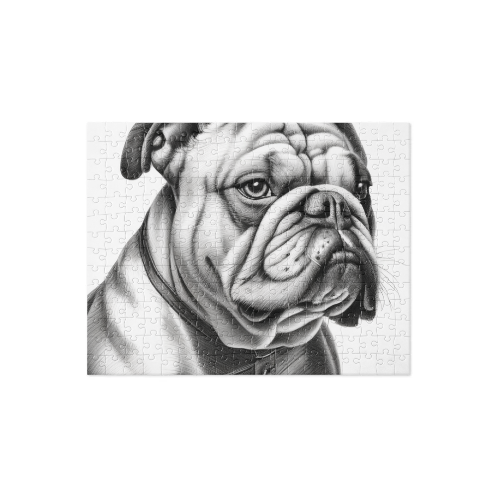 PugMug Custom Bulldog Jigsaw Puzzle