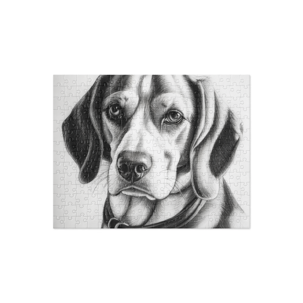 PugMug Custom Beagle Jigsaw Puzzle