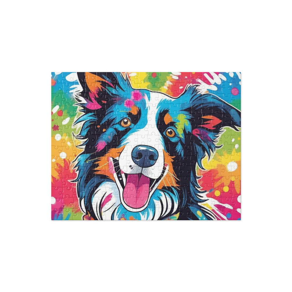 PugMug Custom Border Collie Jigsaw Puzzle