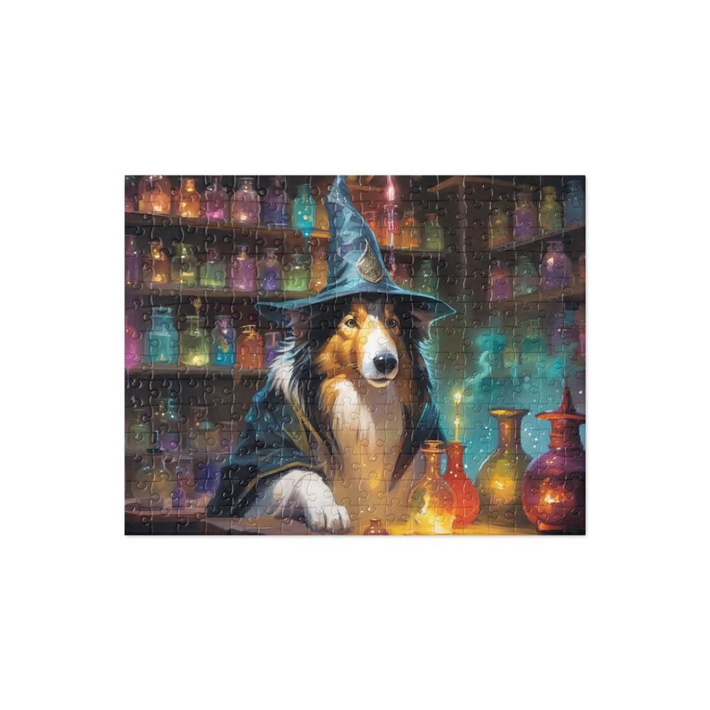 PugMug Custom Collie Jigsaw Puzzle