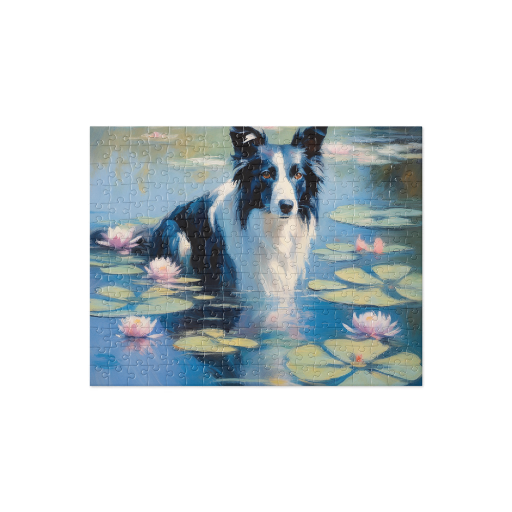 PugMug Custom Border Collie Jigsaw Puzzle