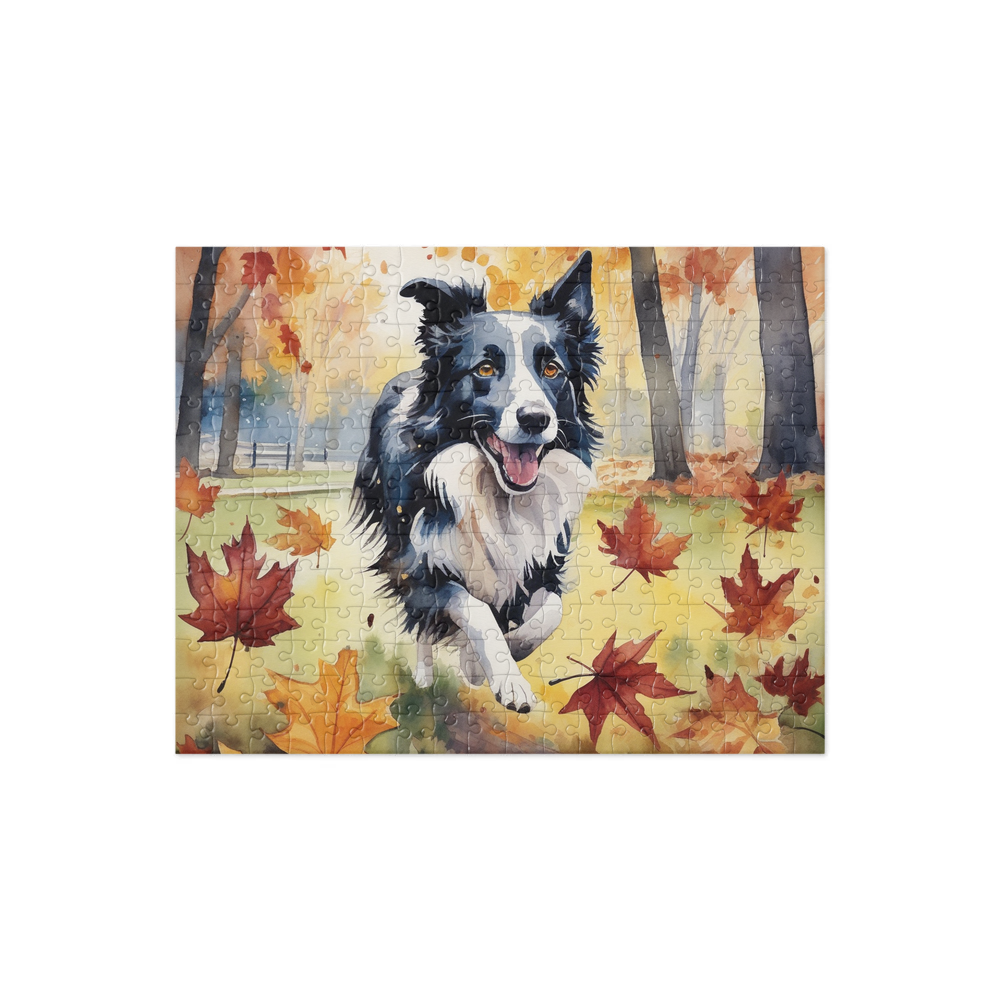 PugMug Custom Border Collie Jigsaw Puzzle