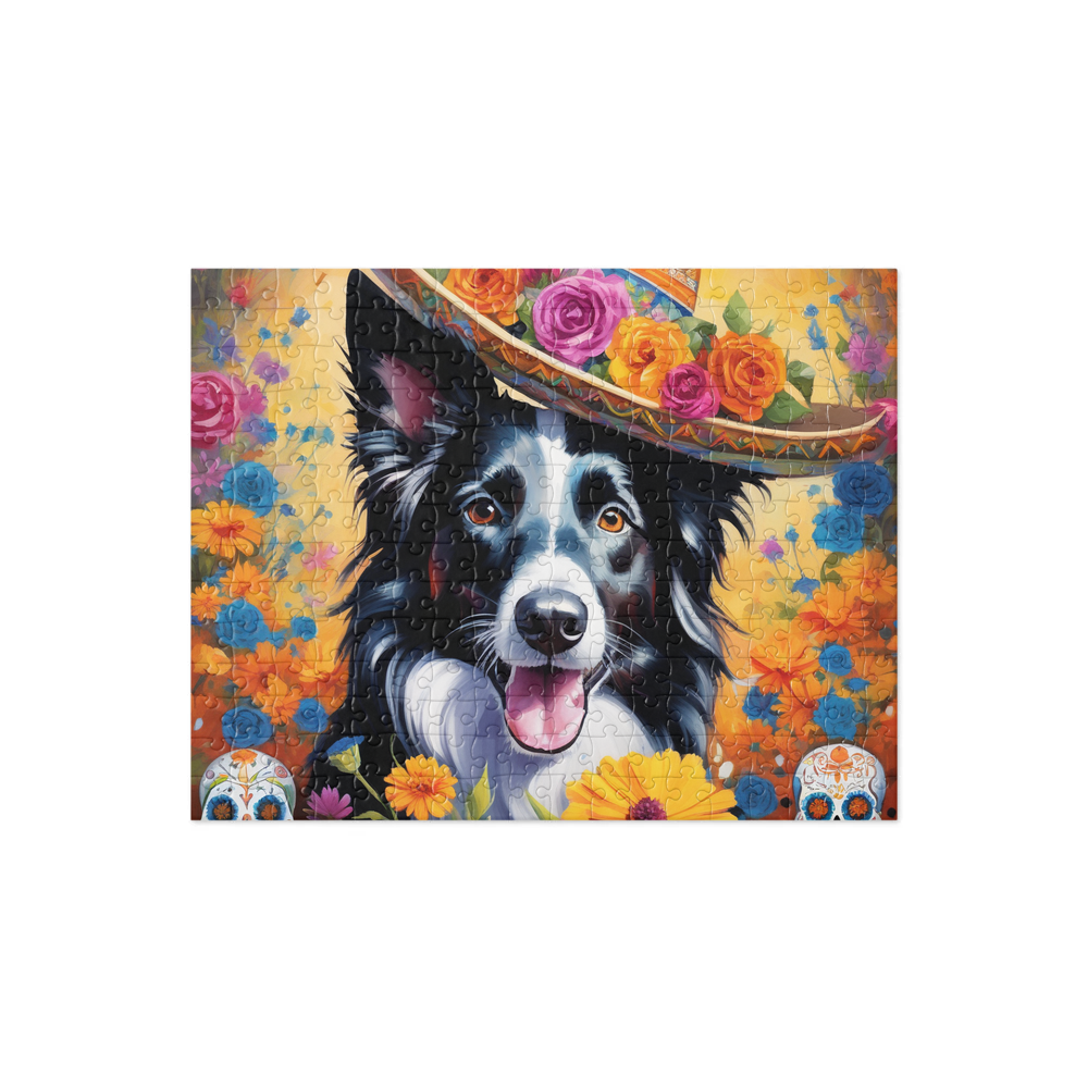 PugMug Custom Border Collie Jigsaw Puzzle