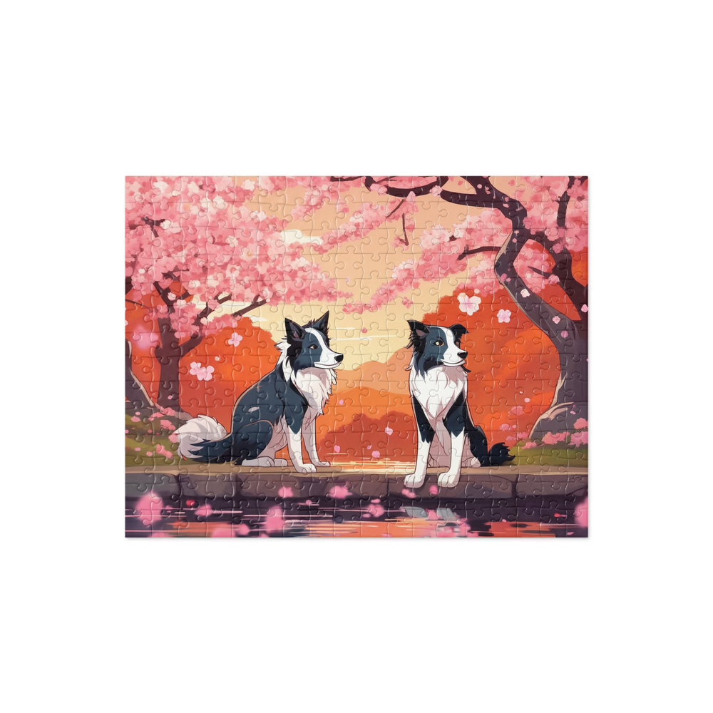 PugMug Custom Border Collie Jigsaw Puzzle