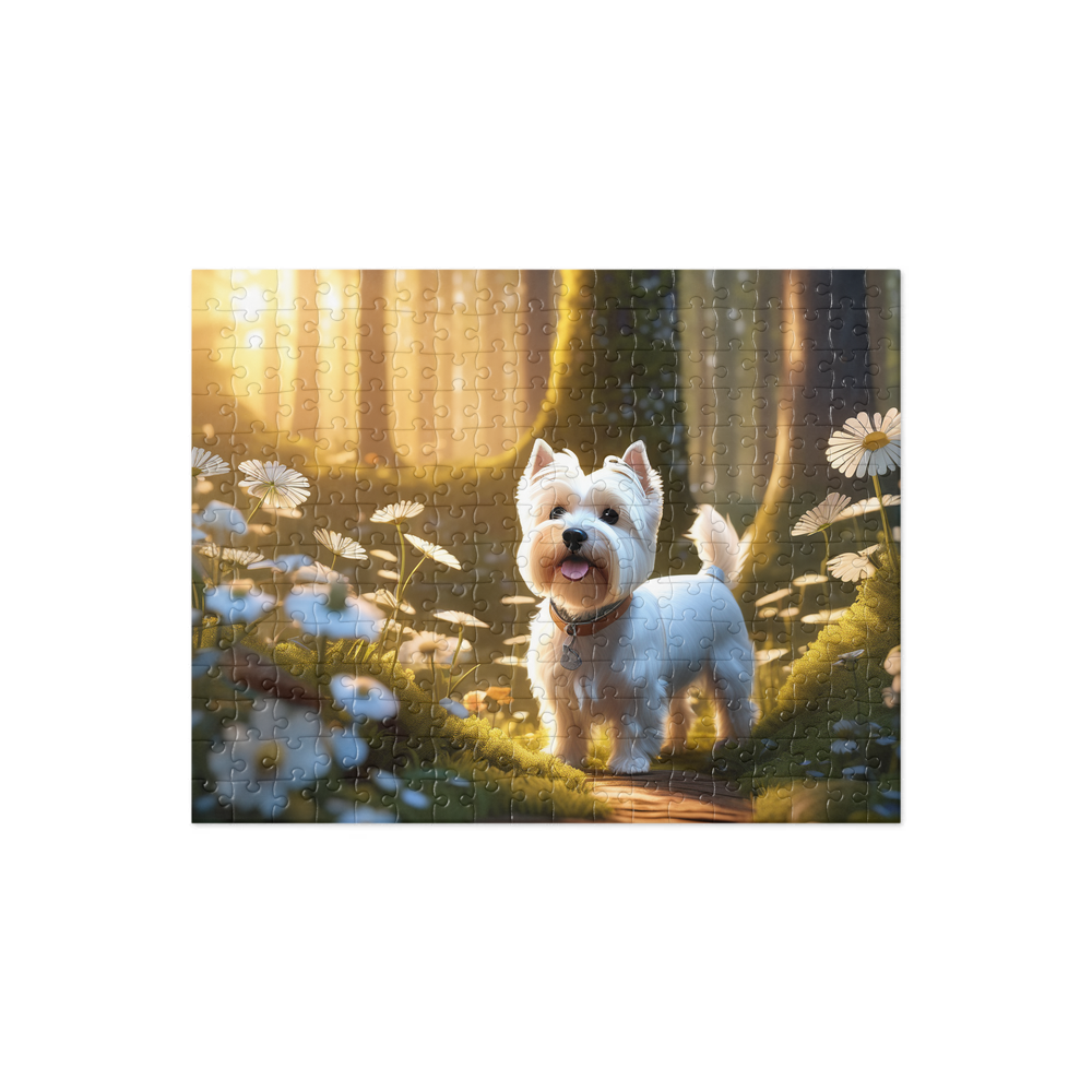 PugMug Custom West Highland White Terrier Jigsaw Puzzle